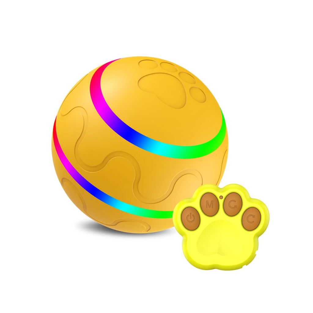 Active rolling ball for dogs