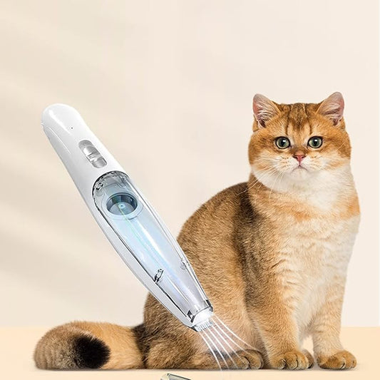 Silent vacuum pet fur trimmer