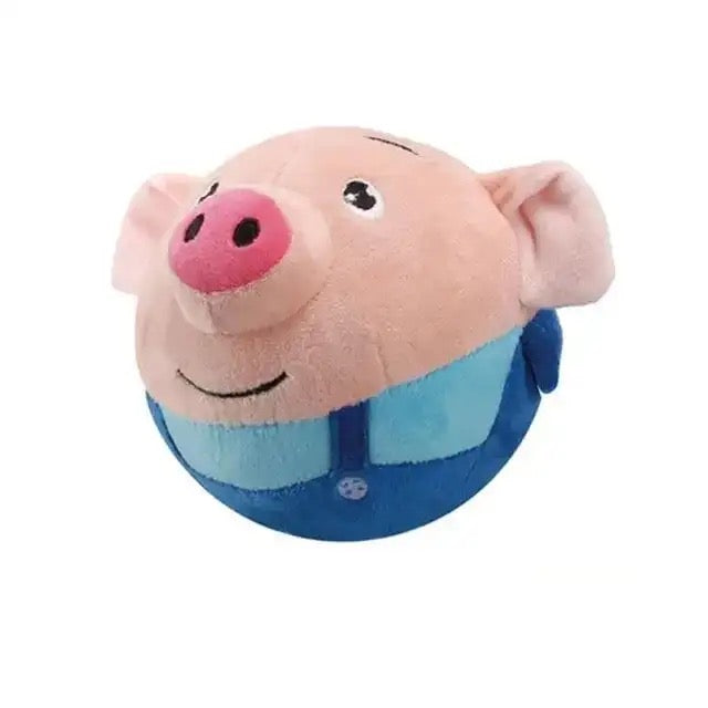 Bouncing pig - interactive dog toy