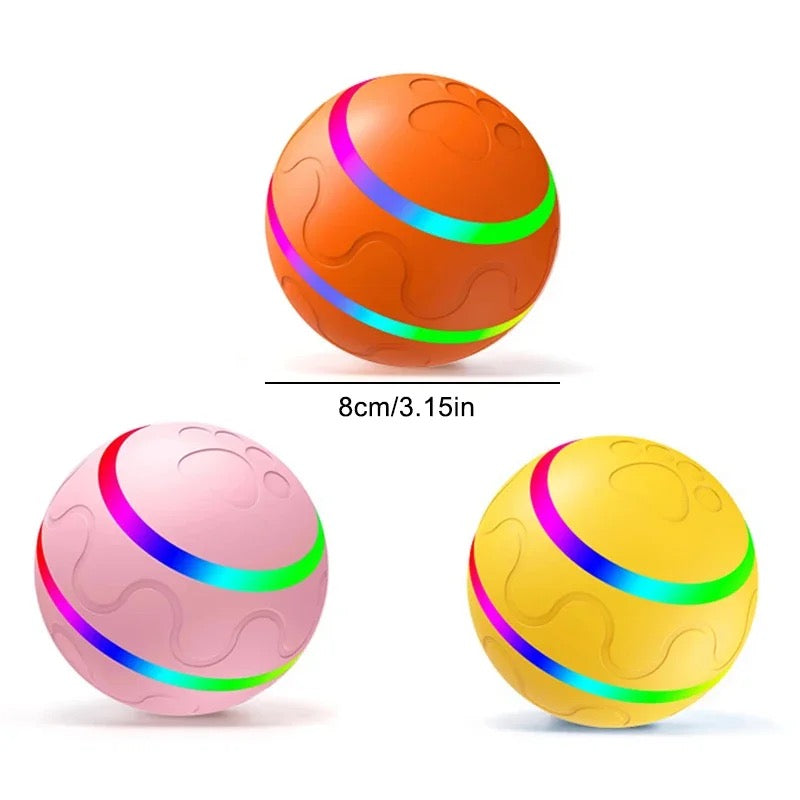 Active rolling ball for pets