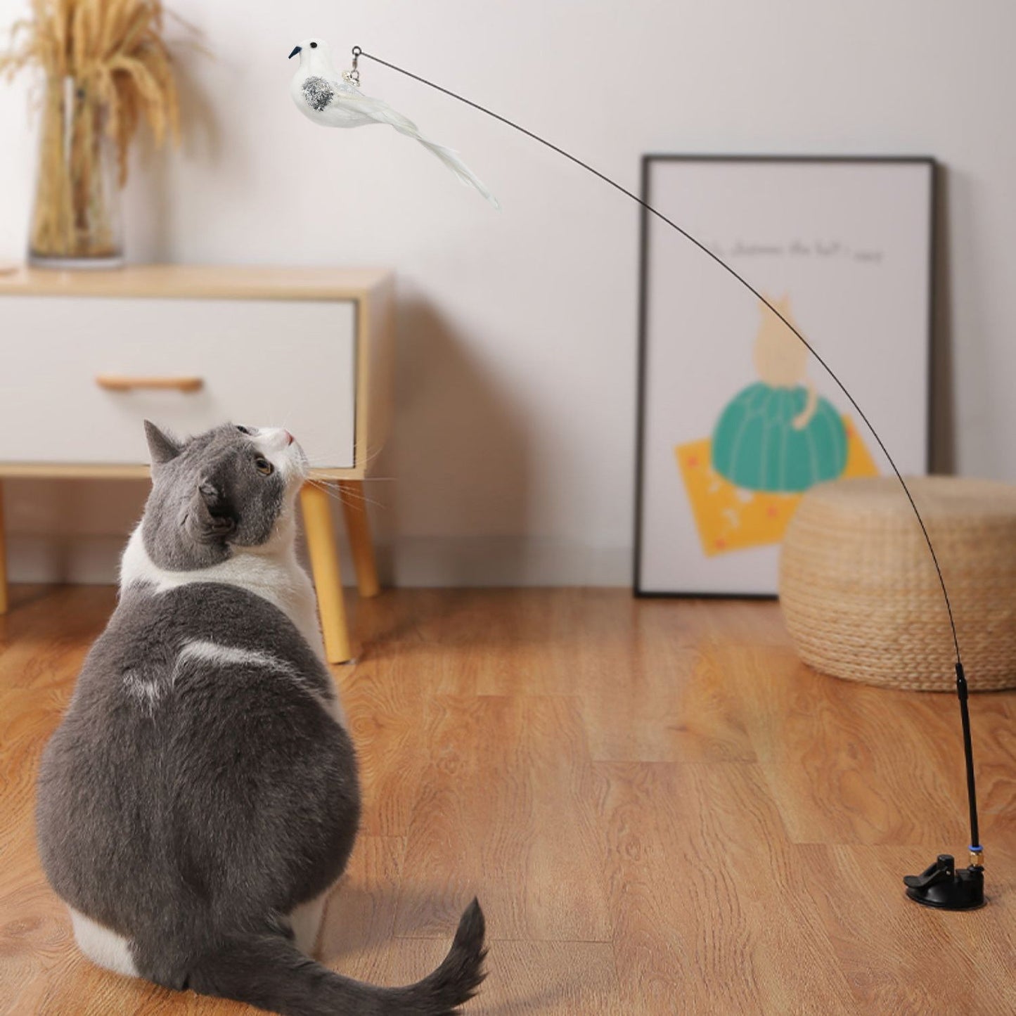 Bird game - interactive cat toy