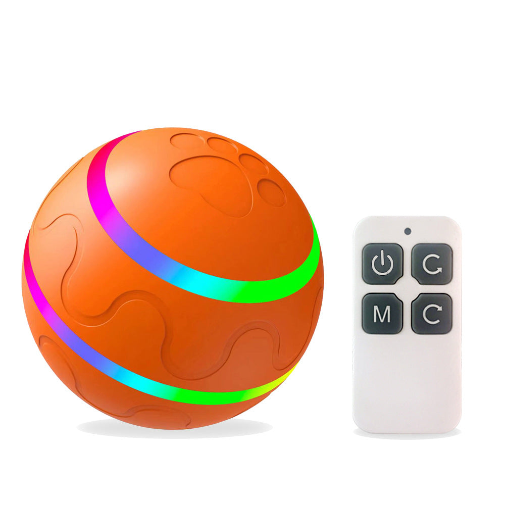 Active rolling ball for pets