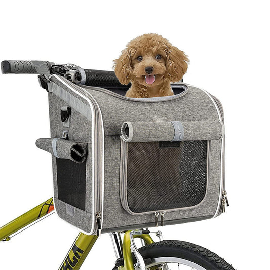 3in1 dog transport bag for bicycles