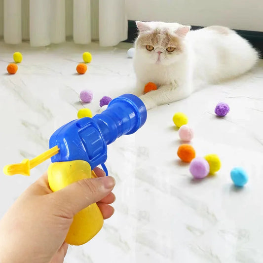 Cat toy cannon