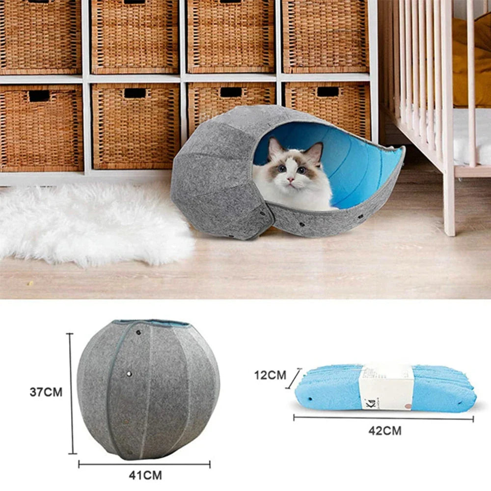 5in1 cat bed toy tunnel