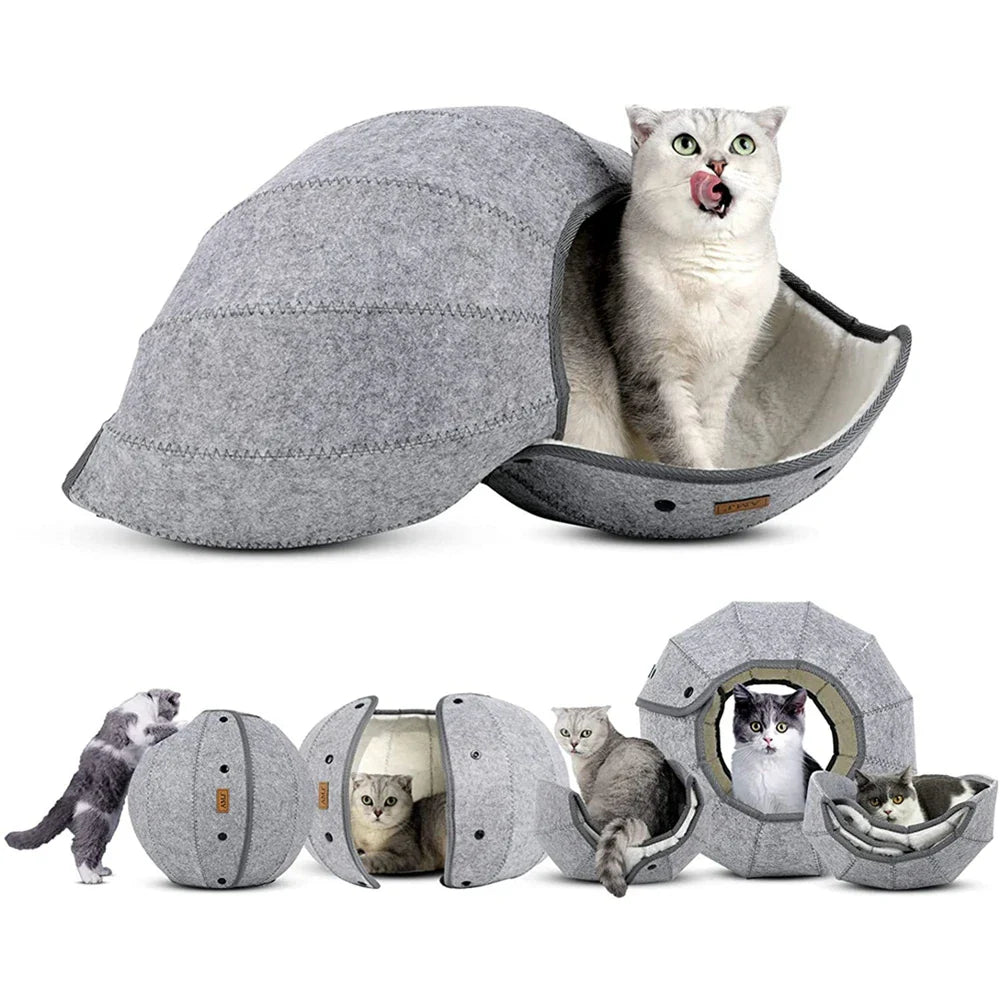 5in1 cat bed toy tunnel