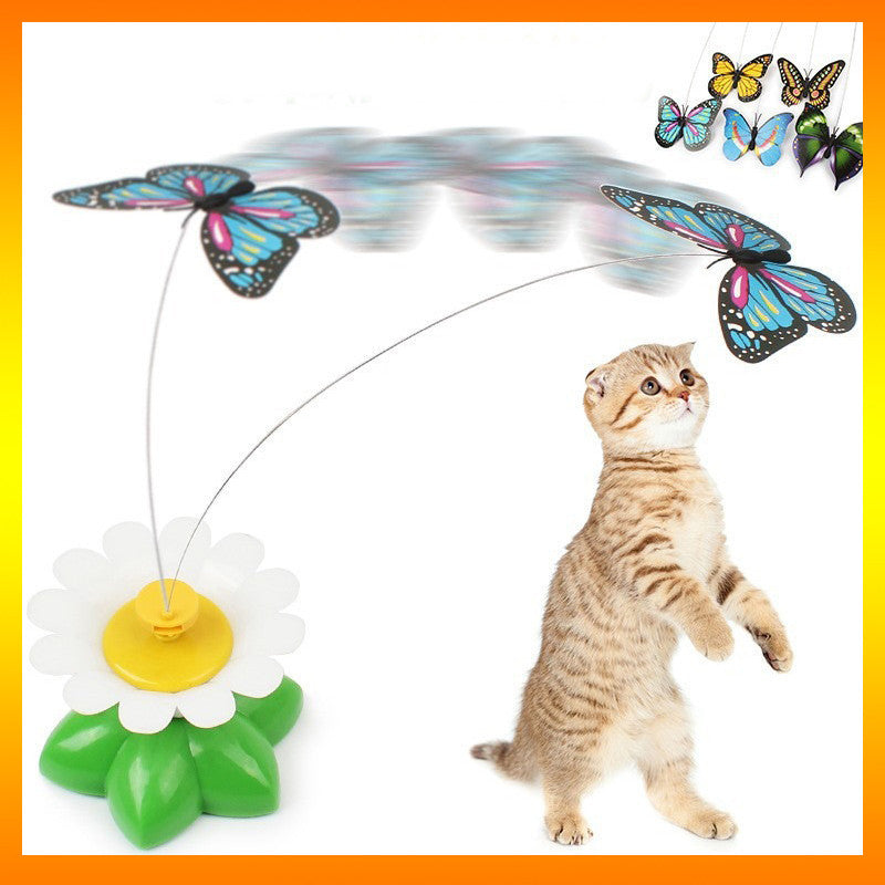 Butterfly toy for cats